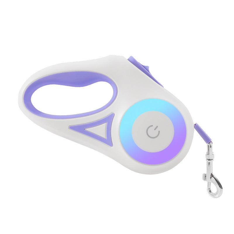 GlowStride™ Retractable Dog Lead