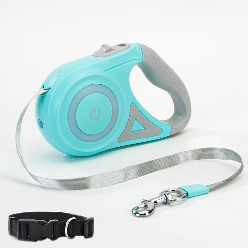 GlowStride™ Retractable Dog Lead