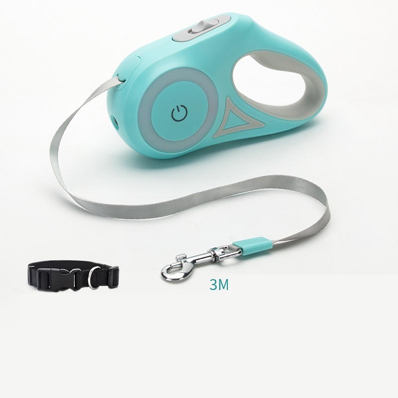 GlowStride™ Retractable Dog Lead