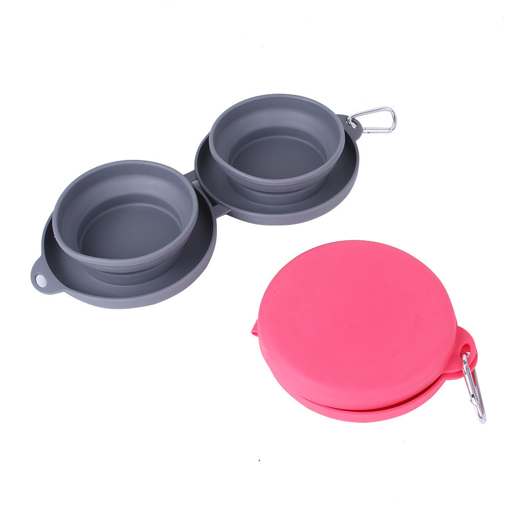 Portable, durable, foldable dog bowl for adventures anytime, anywhere!