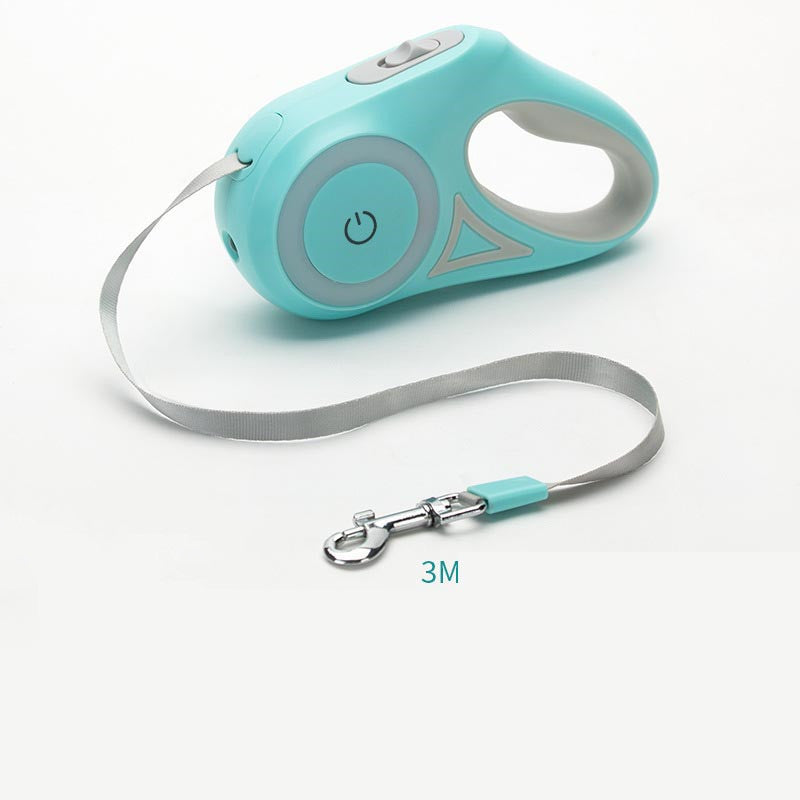 GlowStride™ Retractable Dog Lead