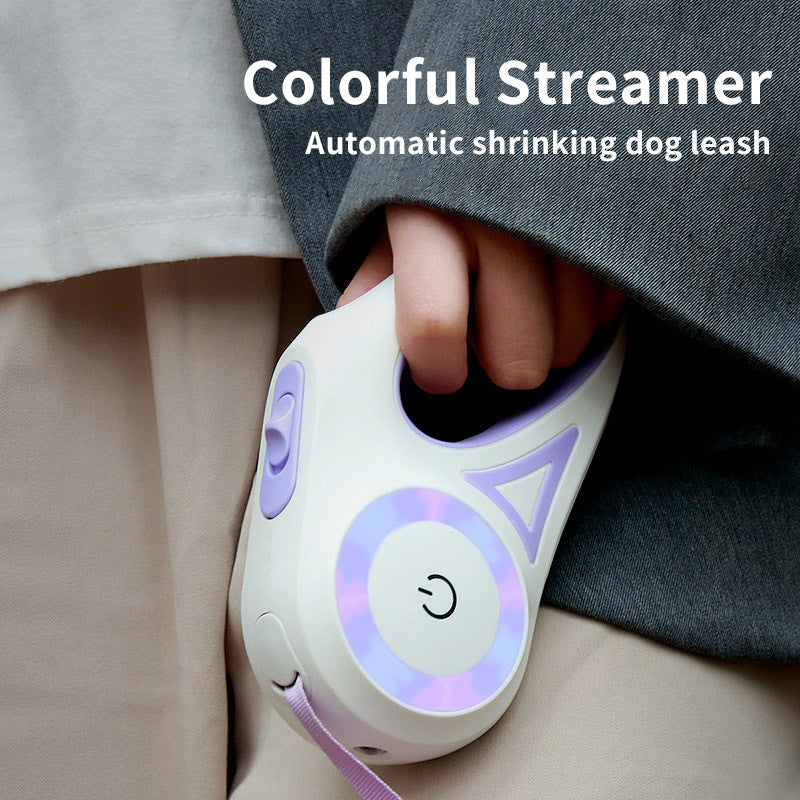 GlowStride™ Retractable Dog Lead