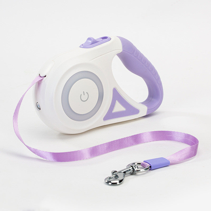 GlowStride™ Retractable Dog Lead